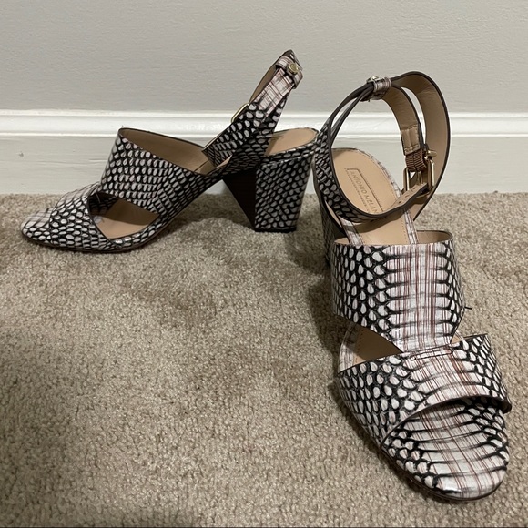 Antonio Melani Snakeskin Sandal Heels - Picture 10 of 12